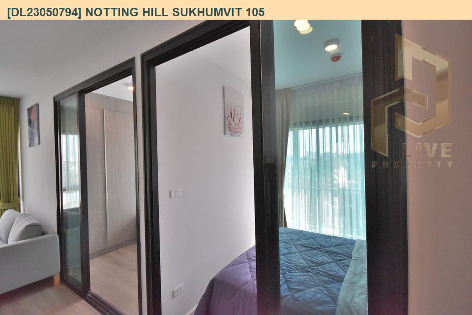 รูป DL23050794 ให้เช่าคอนโด น็อตติ้ง ฮิลล์ สุขุมวิท 105 (Notting Hill Sukhumvit 105) ใกล้ BTS แบริ่ง พร้อมเข้าอยู่ โทรด่วน 0614453194 LineID @162cjixi - รูปที่ 7/9
