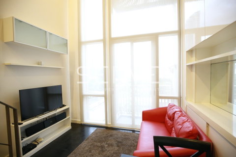 รูปภาพ Loft 1 Bed 1 Bath Pet Friendly Good Location BTS Thong Lo 300 m. at Ideo Morph 38 Condo  / Condo For Rent 