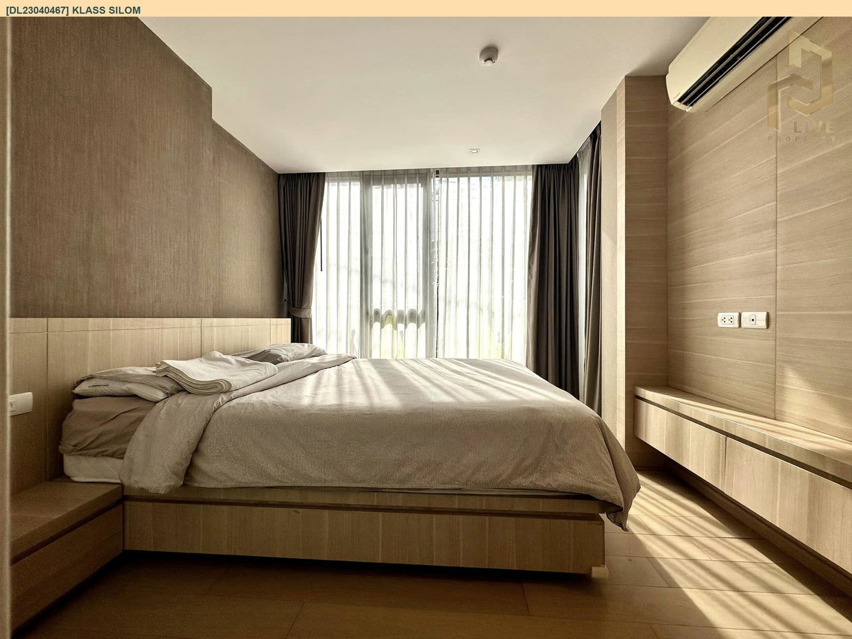 รูป DL23040467 ให้เช่าคอนโด คลาส สีลม (Klass Silom) ใกล้ BTS ช่องนนทรี พร้อมเข้าอยู่ โทรด่วน 0653619502 LineID @897iyzll - รูปที่ 5/7