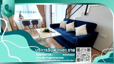 คอนโดให้เช่า : For rent IDEO Rama9-Asoke ห้องตกแต่งสวย พร้อมเข้าอยู่ LH-RW004664