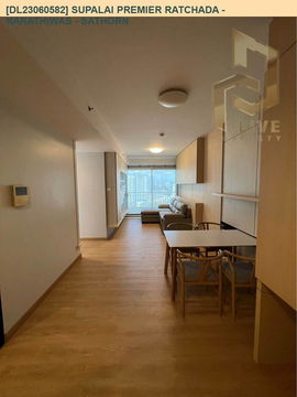 DL23060582 Condo for rent, Supalai Premier Ratchada - Narathiwas - Sathorn near BTS Chong Nonsi, ready to move in, call urgently 0656133286 LineID @655ebbvc