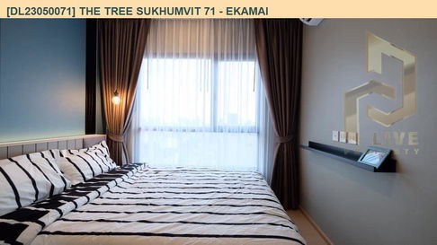 DL23050071 Condo for rent, The Tree Sukhumvit 71 - Ekamai near สายสีส้ม, ready to move in, call urgently 0638692663 LineID @897iyzll