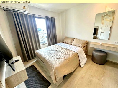 Condos for rent : DL23080460 Condo for rent, Phyll Phahol 34 near BTS Sena Nikhom, ready to move in, call urgently 0614453194 LineID @952jdxxk