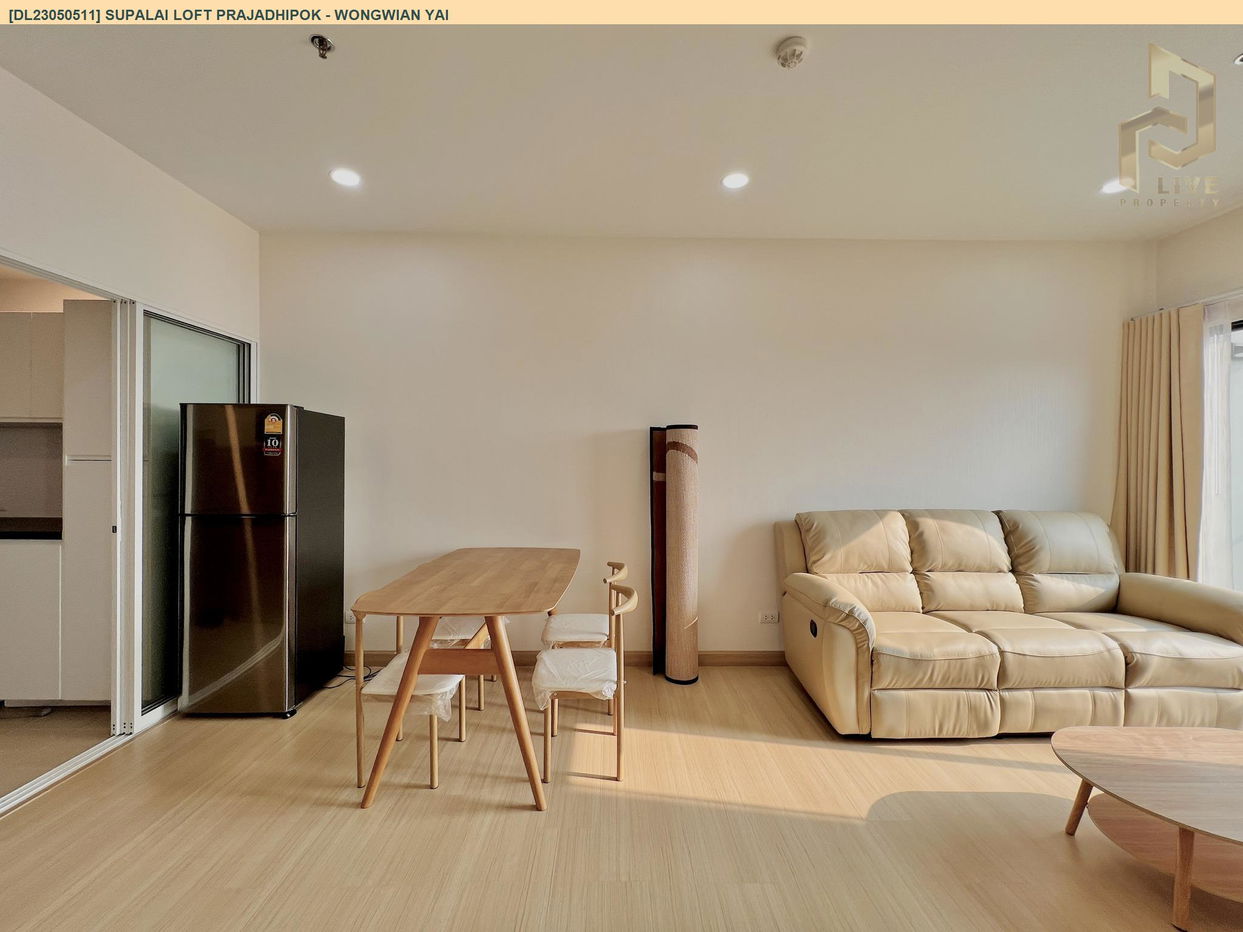 picture DL23050511 Condo for rent, Supalai Loft Prajadhipok - Wongwian Yai near BTS Wongwian Yai, ready to move in, call urgently 0638692663 LineID @897iyzll - 3/8