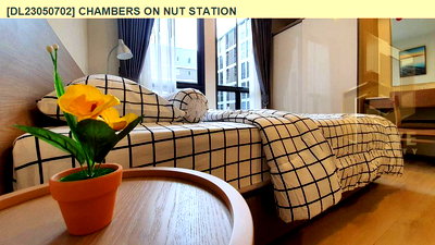 Condos for rent : DL23050702 Condo for rent, Chambers On Nut Station near BTS On Nut, ready to move in, call urgently 0638692663 LineID @523dslwi