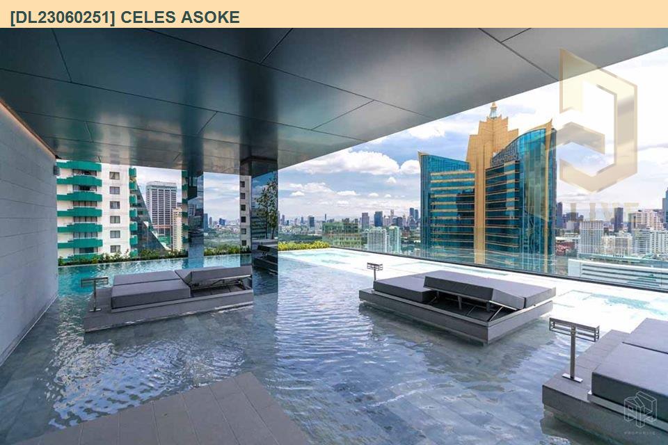 รูป DL23060251 ให้เช่าคอนโด เซอเลส อโศก (CELES Asoke) ใกล้ BTS อโศก พร้อมเข้าอยู่ โทรด่วน 0638692663 LineID @534wlwof - รูปที่ 3/8
