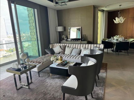 LTHC10514–The Residences at Mandarin Oriental FOR SALE 3 beds 4 baths size 223 Sq.m. Near BTS Klong San station ONLY 170Mb