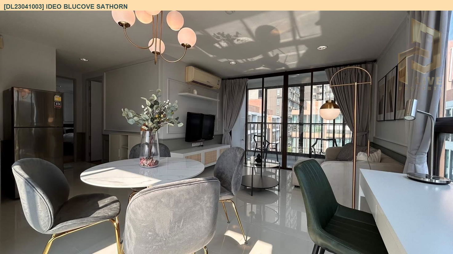 picture DL23041003 Condo for rent, IDEO Blucove Sathorn near BTS Wongwian Yai, ready to move in, call urgently 0638692663 LineID @897iyzll - 7/8