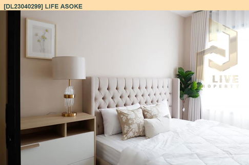 DL23040299 ให้เช่าคอนโด ไลฟ์ อโศก (Life Asoke) ใกล้ MRT เพชรบุรี พร้อมเข้าอยู่ โทรด่วน 0800343450 LineID @655ebbvc