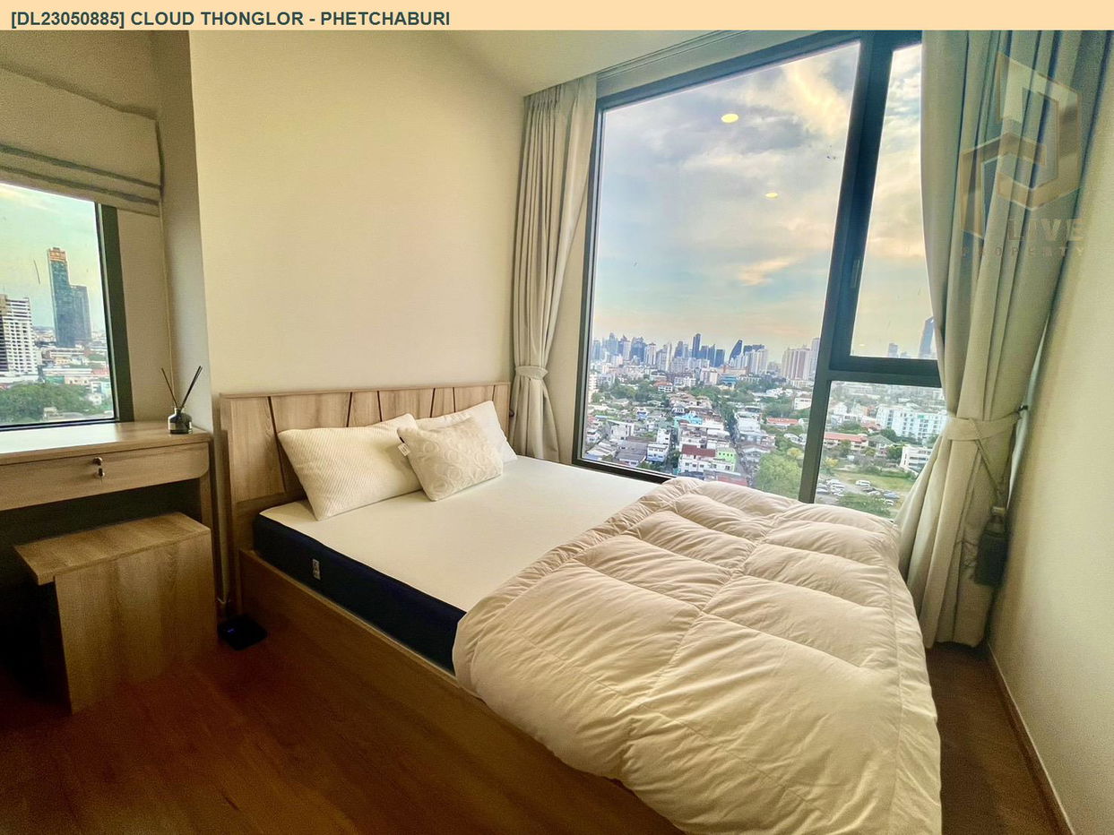 picture DL23050885 Condo for rent, CLOUD Thonglor - Phetchaburi near MRT เพชรบุรี, ready to move in, call urgently 0638692663 LineID @897iyzll - 1/12