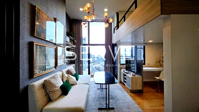 คอนโดให้เช่า : 🔥ห้องDuplex แต่งหรู วิวเมือง เฟอร์แน่น ทำเลดี ใกล้ MRT พระราม9 @  Chewathai Residence Asoke 