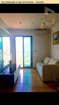 DL23090006 Condo for rent, Fuse Sathorn - Taksin near BTS Wongwian Yai, ready to move in, call urgently 0638692663 LineID @897iyzll
