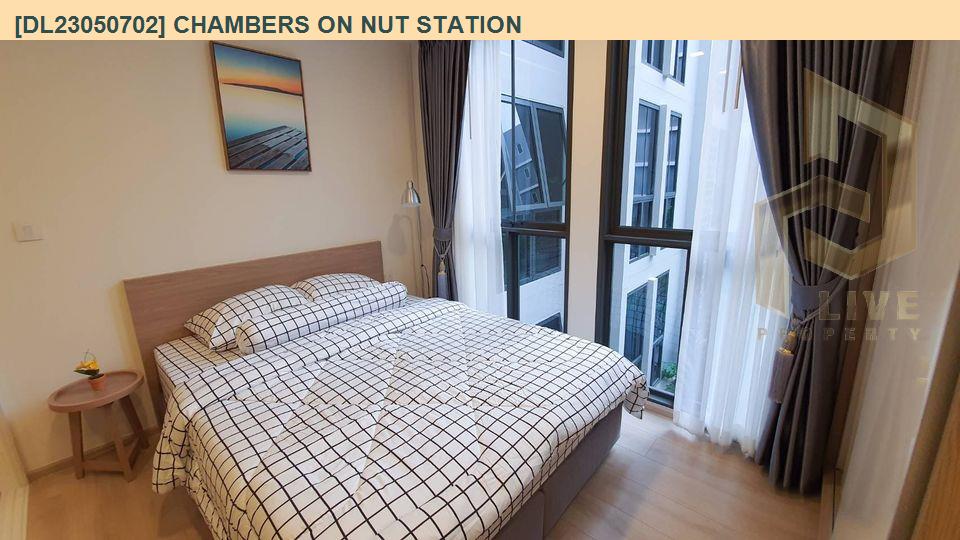 รูป DL23050702 ให้เช่าคอนโด แชมเบอร์ส อ่อนนุช สเตชั่น (Chambers On Nut Station) ใกล้ BTS อ่อนนุช พร้อมเข้าอยู่ โทรด่วน 0842740999 LineID @523dslwi - รูปที่ 2/10