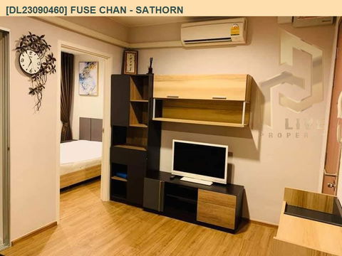 DL23090460 Condo for rent, Fuse Chan - Sathorn near BTS Surasak, ready to move in, call urgently 0638692663 LineID @655ebbvc