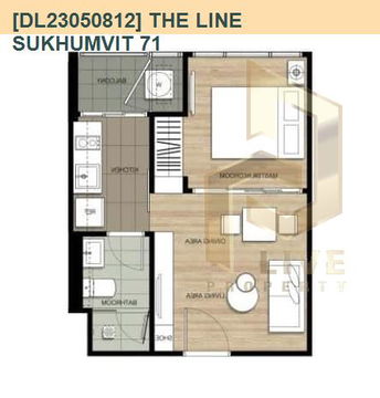 DL23050812 Condo for rent, THE LINE Sukhumvit 71 near BTS Phra Khanong, ready to move in, call urgently 0638692663 LineID @523dslwi