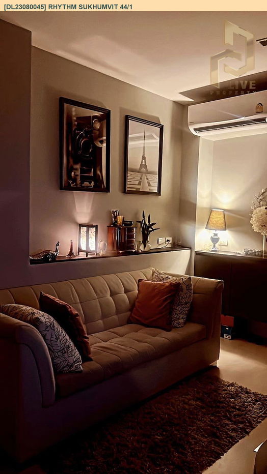 picture DL23080045 Condo for rent, Rhythm Sukhumvit 44/1 near BTS Phra Khanong, ready to move in, call urgently 0656133286 LineID @655ebbvc - 1/9