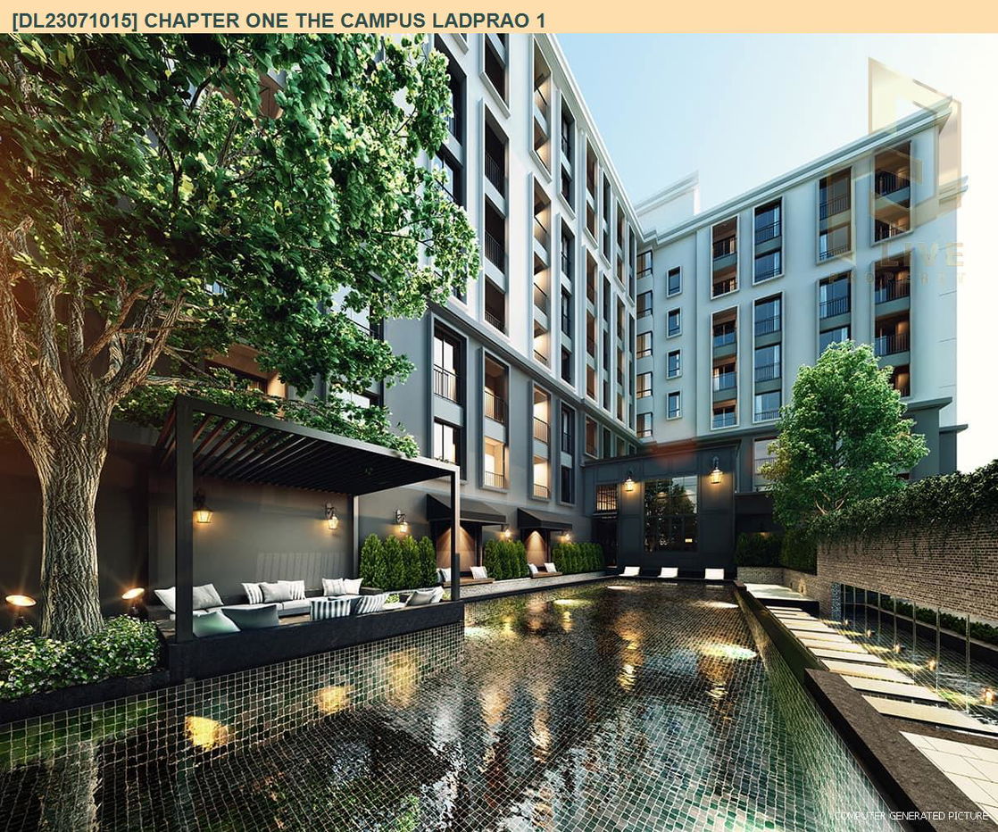 รูป DL23071015 ให้เช่าคอนโด แชปเตอร์ วัน เดอะ แคมปัส ลาดพร้าว 1 (Chapter one The campus Ladprao 1) ใกล้ MRT พหลโยธิน พร้อมเข้าอยู่ โทรด่วน 0638692663 LineID @655ebbvc - รูปที่ 7/7