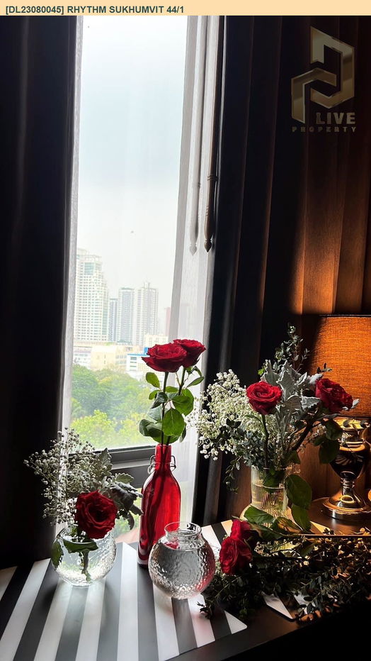 picture DL23080045 Condo for rent, Rhythm Sukhumvit 44/1 near BTS Phra Khanong, ready to move in, call urgently 0656133286 LineID @655ebbvc - 6/9