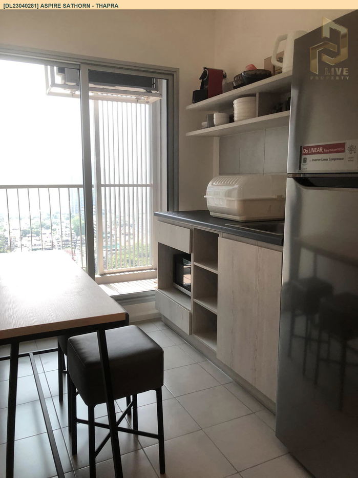 รูป DL23040281 ให้เช่าคอนโด แอสปาย สาทร - ท่าพระ (Aspire Sathorn - Thapra) ใกล้ BTS ตลาดพลู พร้อมเข้าอยู่ โทรด่วน 0638692663 LineID @897iyzll - รูปที่ 3/6