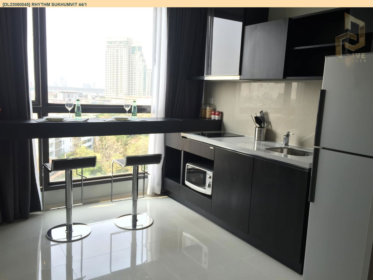 picture DL23080045 Condo for rent, Rhythm Sukhumvit 44/1 near BTS Phra Khanong, ready to move in, call urgently 0656133286 LineID @655ebbvc - 7/9