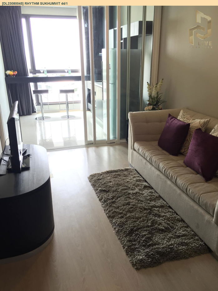 picture DL23080045 Condo for rent, Rhythm Sukhumvit 44/1 near BTS Phra Khanong, ready to move in, call urgently 0656133286 LineID @655ebbvc - 8/9