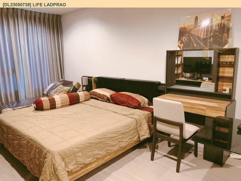 DL23050738 Condo for rent, Life Ladprao near BTS Ha Yaek Lat Phrao, ready to move in, call urgently 0653619502 LineID @952jdxxk
