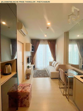 DL23060769 Condo for rent, Niche Pride Thonglor - Phetchaburi near MRT สถานีเพชรบุรี, ready to move in, call urgently 0638692663 LineID @534wlwof