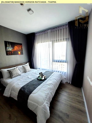 Condos for rent : DL23040739 Condo for rent, Bangkok Horizon Ratchada - Thapra near BTS Talat Phlu, ready to move in, call urgently 0614453194 LineID @952jdxxk