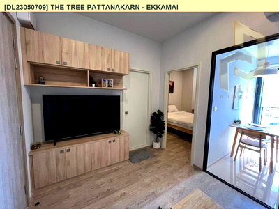 คอนโดให้เช่า : DL23050709 ให้เช่าคอนโด เดอะ ทรี พัฒนาการ - เอกมัย (The Tree Pattanakarn - Ekkamai) ใกล้ สายสีส้ม พร้อมเข้าอยู่ โทรด่วน 0842740999 LineID @523dslwi