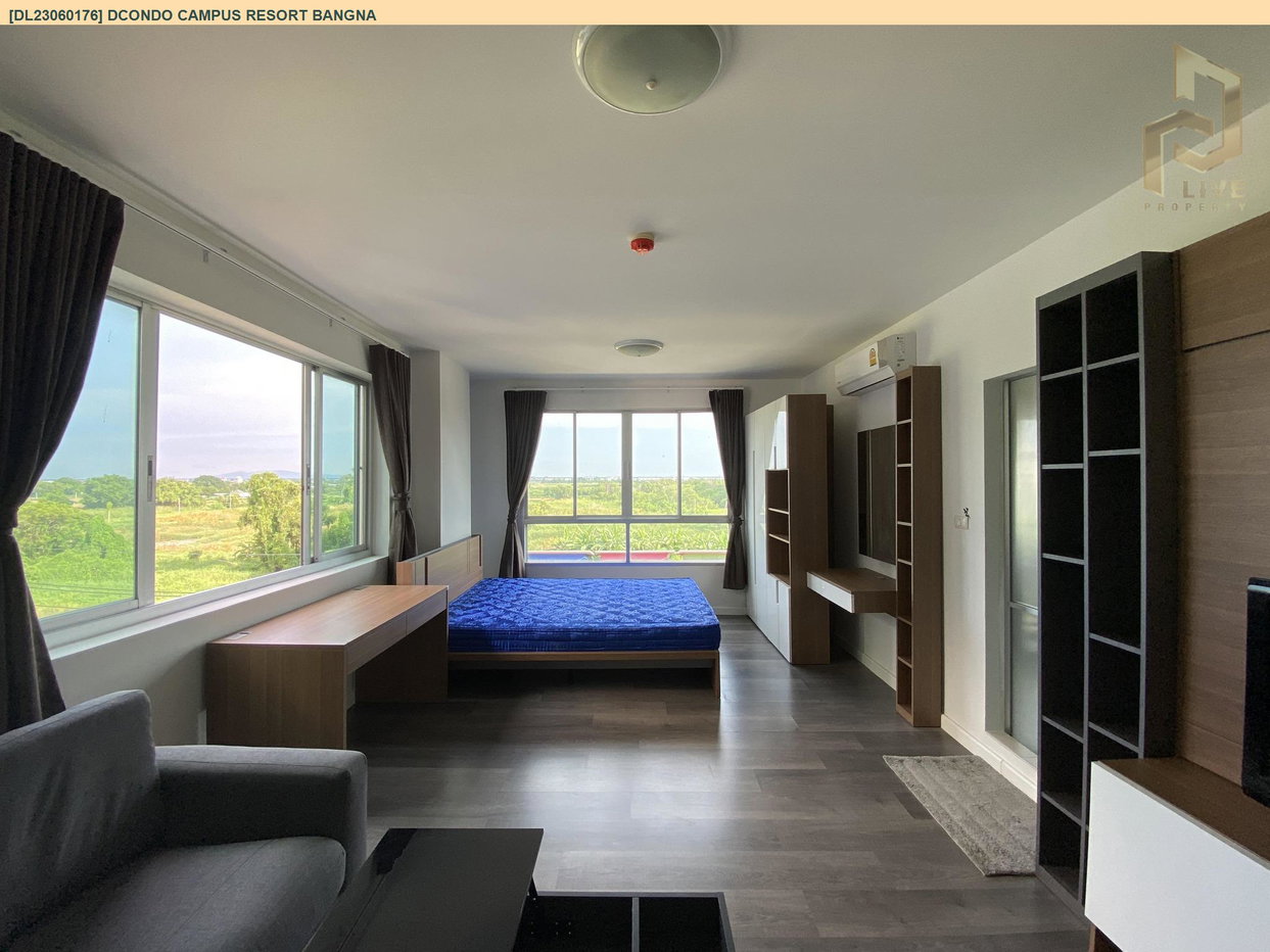 รูป DL23060176 ให้เช่าคอนโด ดีคอนโด แคมปัส รีสอร์ท บางนา (dcondo Campus Resort Bangna) ใกล้ - พร้อมเข้าอยู่ โทรด่วน 0614453194 LineID @952jdxxk - รูปที่ 1/6