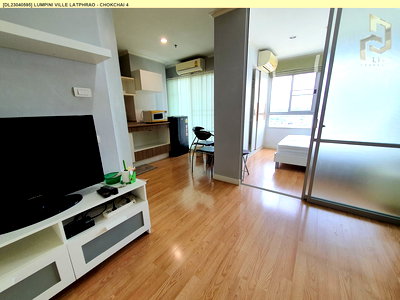 Condos for rent : DL23040595 Condo for rent, Lumpini Ville Latphrao - Chokchai 4 near MRT ลาดพร้าว, ready to move in, call urgently 0638692663 LineID @523dslwi