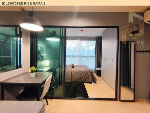 DL23070842 Condo for rent, Rise Rama 9 near  MRT พระราม 9, ready to move in, call urgently 0656133286 LineID @655ebbvc