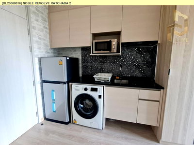 Condos for rent : DL23060016 Condo for rent, Noble Revolve Ratchada 2 near MRT ศูนย์วัฒนธรรม, ready to move in, call urgently 0614453194 LineID @162cjixi