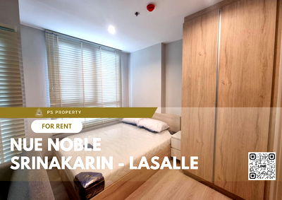 Condos for rent MRT Si La Salle : For rent 📍 Nue Noble Srinakarin - Lasalle 📍 near MRT Sri Lasalle, complete furniture and electrical appliances.