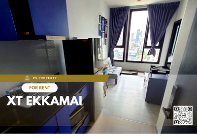 Condos for rent : For rent 📌 XT EKKAMAI 📌 near BTS Ekkamai, complete with furniture and electrical appliances.