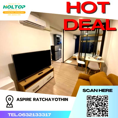Condos for rent : P080 🏢 for rent Aspire Ratchayothin