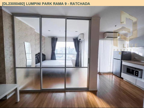 DL23050492 Condo for rent, Lumpini Park Rama 9 - Ratchada near MRT พระราม 9, ready to move in, call urgently 0638692663 LineID @655ebbvc