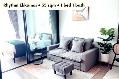 Condos for rent : For Rent Rhythm Ekkamai Fully Furnished (Near BTS Ekkamai)