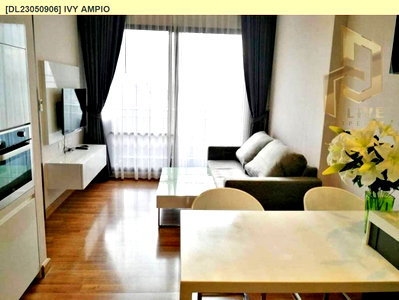 Condos for rent : DL23050906 Condo for rent, Ivy Ampio near MRT ศูนย์วัฒนธรรม, ready to move in, call urgently 0800343450 LineID @655ebbvc