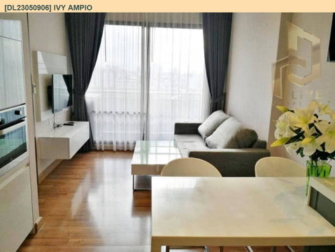 DL23050906 Condo for rent, Ivy Ampio near MRT ศูนย์วัฒนธรรม, ready to move in, call urgently 0614453194 LineID @162cjixi