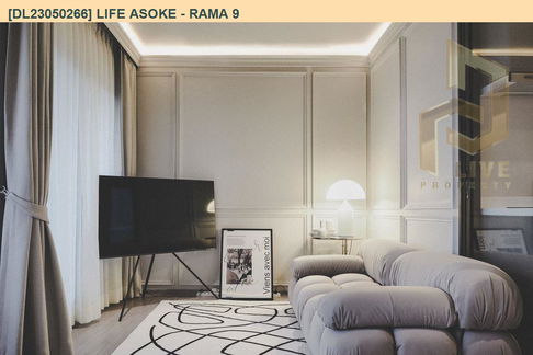 DL23050266 Condo for rent, Life Asoke - Rama 9 near MRT พระราม 9, ready to move in, call urgently 0656133286 LineID @897iyzll