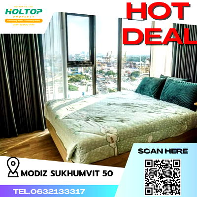 คอนโดให้เช่า :  #A109 ให้เช่า Modiz Sukhumvit 50 