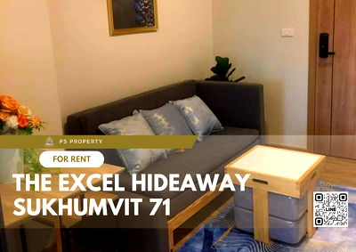 คอนโดให้เช่า : ให้เช่า 🔺 The Excel Hideaway Sukhumvit 71 🔺 ใกล้ BTS อ่อนนุช เฟอร์นิเจอร์ และ เครื่องใช้ไฟฟ้าครบ 