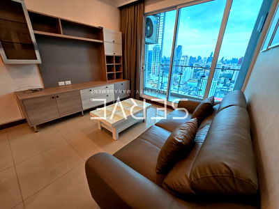 Condos for rent Airport Link Ratchaprarop : 1 Bed Large Room 60 sq.m. High Fl. 25+ Good Location BTS Phaya Thai 650 m. at Supalai Elite Phayathai Condo / Condo For Rent