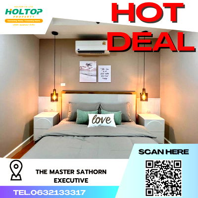 เช่าคอนโด ม.สยาม :  #K170  📢📌ให้เช่า คอนโด The Master Sathorn Executive    (BTS.Krungthonburi)✨