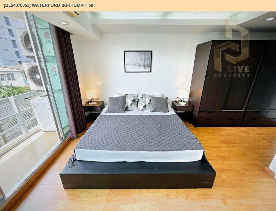 รูป DL24070055 ให้เช่าคอนโด เดอะ วอเตอร์ฟอร์ด สุขุมวิท 50 (The Waterford Sukhumvit 50) ใกล้ BTS อ่อนนุช พร้อมเข้าอยู่ โทรด่วน 0614453194 LineID @952jdxxk - รูปที่ 8/9