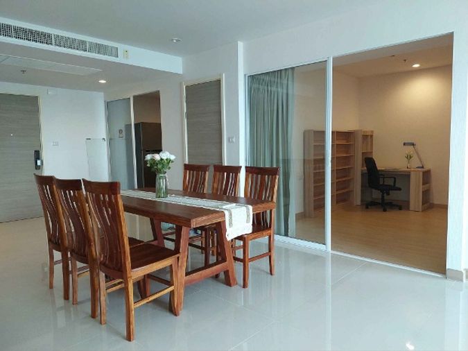 3-bed condo for rent, 127 sqm, Supalai Riva Grande