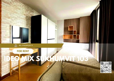 คอนโดให้เช่า : ให้เช่า ✨ IDEO Mix Sukhumvit 103 ✨ เฟอร์นิเจอร์ และ เครื่องใช้ไฟฟ้าครบ ใกล้ BTS อุดมสุข