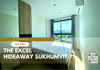 คอนโดให้เช่า : ให้เช่า ✨ The Excel  Hideaway Sukhumvit 71 ✨ วิวเมือง เฟอร์นิเจอร์ และ เครื่องใช้ไฟฟ้าครบ ใกล้ BTS พระโขนง 