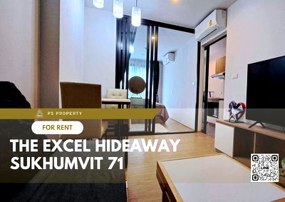คอนโดให้เช่า : ให้เช่า ✨The Excel Hideaway Sukhumvit 71 ✨ เฟอร์นิเจอร์ และ เครื่องใช้ไฟฟ้าครบ ใกล้ BTS พระโขนง